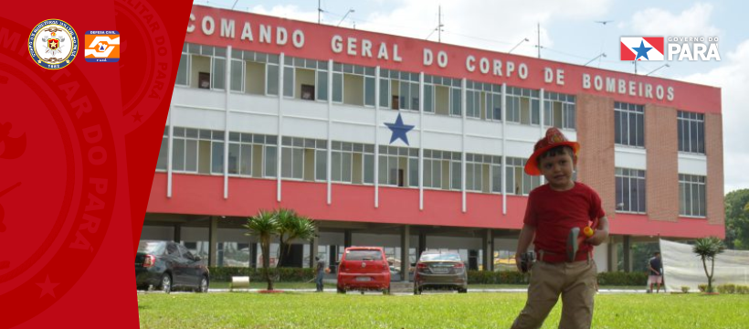 Criança realiza sonho de conhecer o corpo de Bombeiros Militar