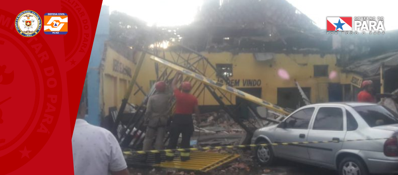 CBMPA ATUA EM DESABAMENTO NO DISTRITO DE ICOARACI