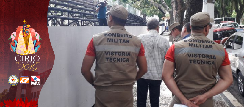 Círio de Nazaré 2019: Corpo de Bombeiros realiza primeira vistoria nas arquibancadas