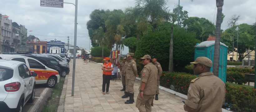 Oficiais do Corpo de Bombeiros realizaram reconhecimento do percurso da Berlinda no Círio