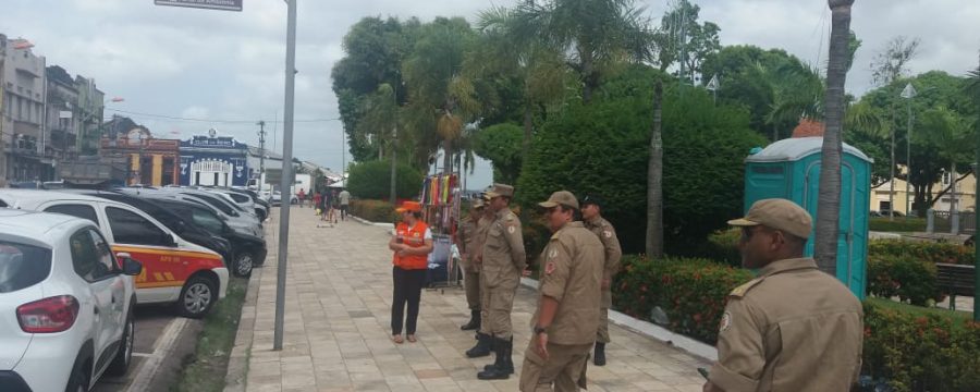 Oficiais do Corpo de Bombeiros realizaram reconhecimento do percurso da Berlinda no Círio