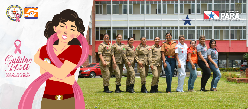 Corpo de bombeiros promove campanha para o “outubro rosa”