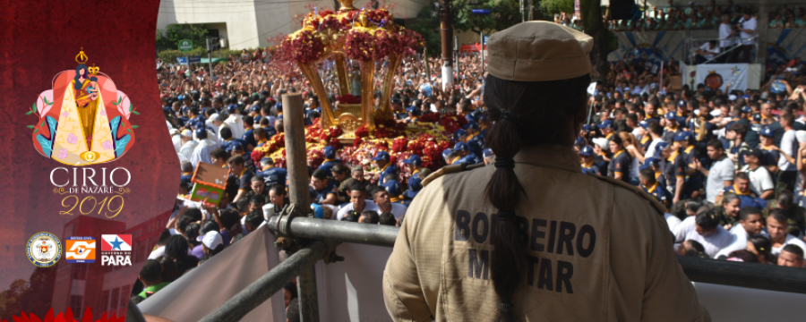 CÍRIO 2019: CBMPA FAZ PREVENÇÃO NA ROMARIA DESTE DOMINGO