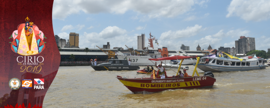 CÍRIO DE NAZARÉ: CBMPA FAZ PREVENÇÃO NAS ROMARIAS DESTE SÁBADO