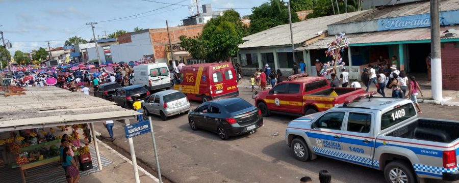 CORPO DE BOMBEIROS MILITAR REALIZA PREVENÇÃO NO CÍRIO DE BARCARENA