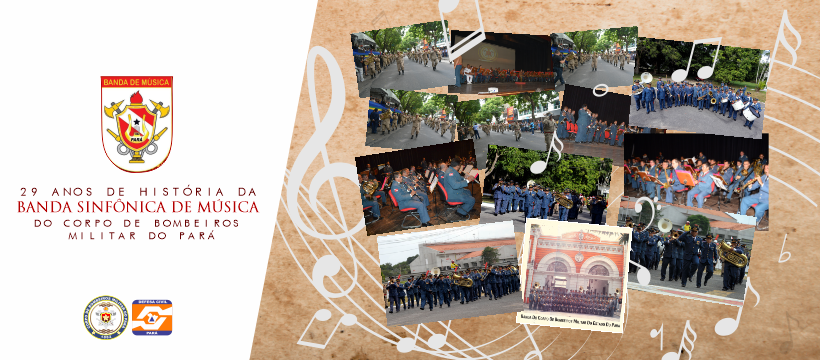 Banda de música do corpo de bombeiros completa 29 anos