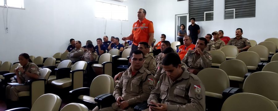 Corpo de Bombeiros realiza instrução do Sistema de Comando de Incidentes