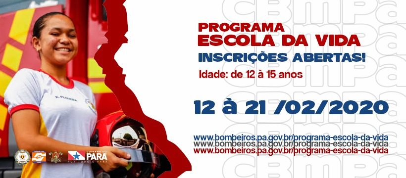 Programa Escola da Vida do Corpo de Bombeiros abre as inscrições para o público