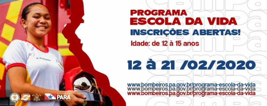 Programa Escola da Vida do Corpo de Bombeiros abre as inscrições para o público
