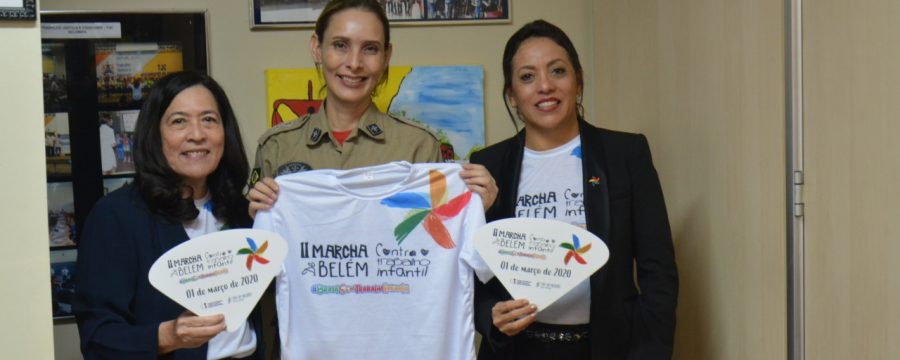 CORPO DE BOMBEIROS MILITAR DO PARÁ ADERE À II MARCHA DE BELÉM CONTRA O TRABALHO INFANTIL PROMOVIDA PELO TRT8