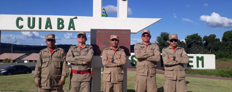 Corpo de Bombeiros participa de inauguração de obra de pavimentação da BR-163 com o Presidente Jair Bolsonaro