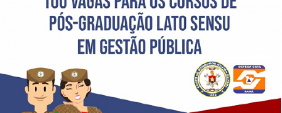 ESCOLA DE GOVERNANÇA PÚBLICA DO PARÁ OFERTA VAGAS PARA CURSOS DE PÓS-GRADUAÇÃO EM GESTÃO PÚBLICA