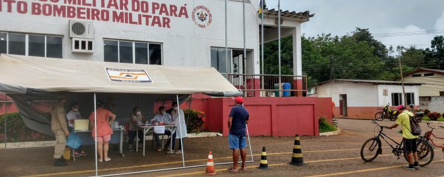 Grupamento Bombeiro Militar de Altamira realiza campanha de vacinação contra gripe