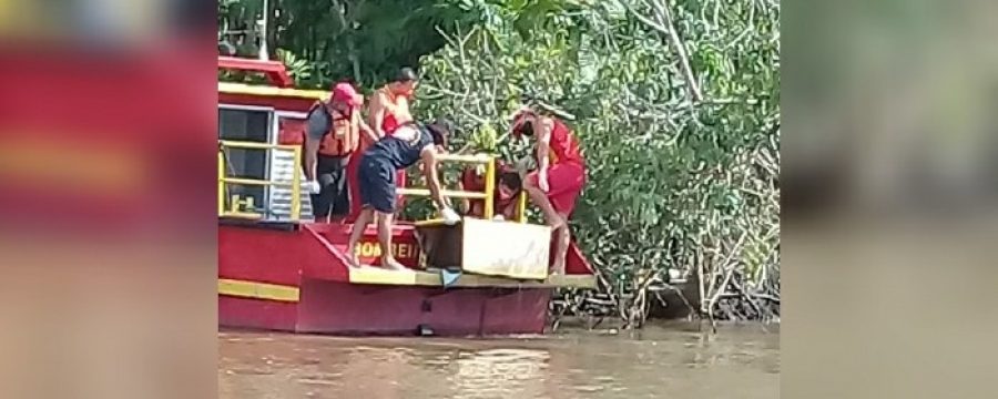 CBMPA REALIZA RESGATE NA BAÍA DO GUAJARÁ