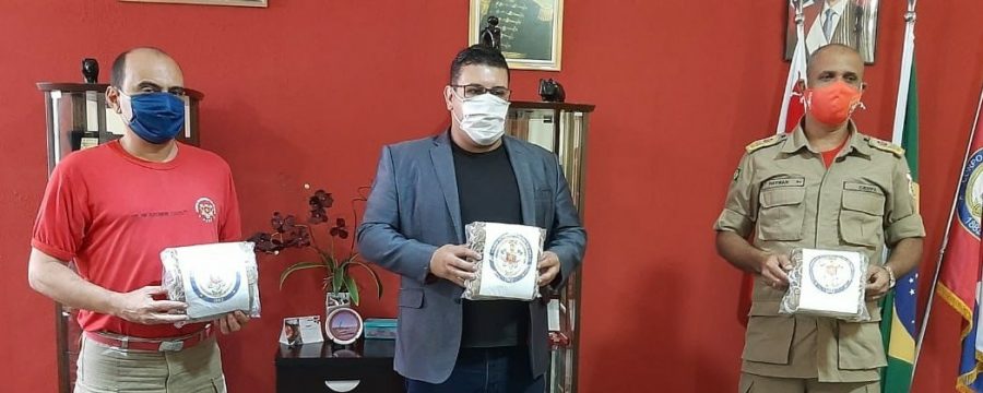 CBMPA RECEBE DOAÇÃO DE MÁSCARAS PERSONALIZADAS