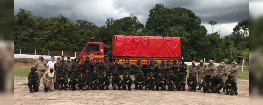 CBMPA CAPACITA MILITARES DO EXÉRCITO BRASILEIRO PARA O COMBATE A INCÊNDIOS FLORESTAIS