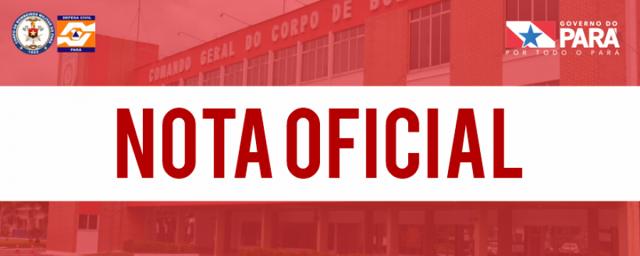 nota oficial: desabamento no telégrafo