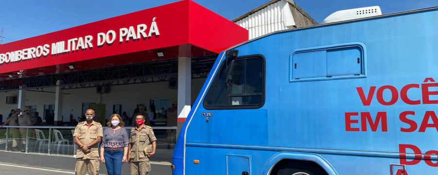 Corpo de Bombeiros Militar do Pará e Coordenadoria Estadual de Defesa Civil realizam campanha de doação de sangue em parceria com a Fundação Hemopa