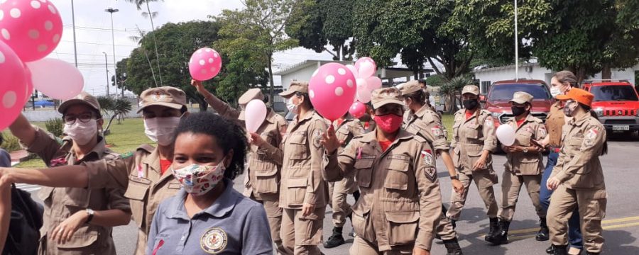 CBMPA REALIZA PREVENÇÃO DO CÂNCER DE MAMA ENTRE AS MILITARES