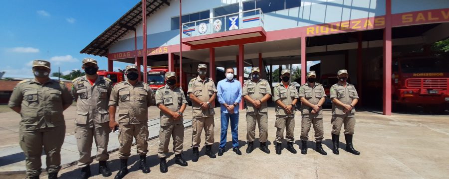 COMANDANTE GERAL DO CBMPA E SECRETÁRIO REGIONAL DE GOVERNO DO SUDESTE DO PARÁ REUNEM-SE NO 5º GBM EM MARABÁ