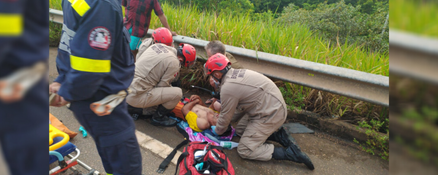 CORPO DE BOMBEIROS EM ALTAMIRA REALIZA RESGATE EM ACIDENTE DE TRANSITO NA TRANSAMAZÔNICA