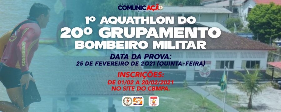 INSCRIÇÕES ABERTAS PARA O “1º AQHATHLON DO 20º GBM” EM MOSQUEIRO