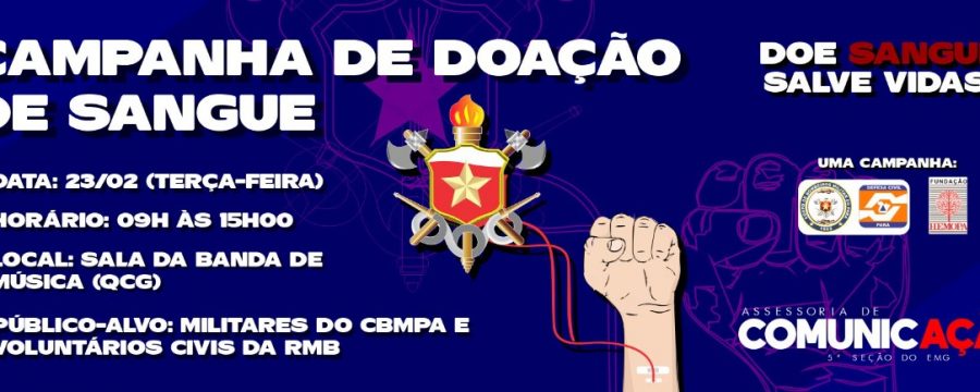 CAMPANHA DE DOAÇÃO DE SANGUE