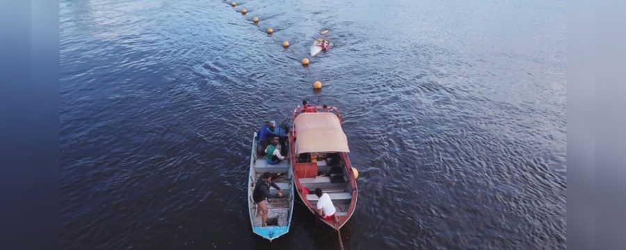 CBMPA FAZ RESGATE DE EMBARCAÇÃO QUE NAUFRAGOU DE EM ALTAMIRA