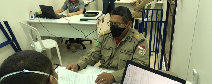 CBMPA RECEBE AÇÃO IGEPREV ITINERANTE