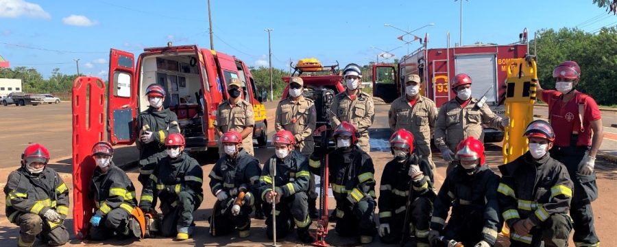 9º GBM/ALTAMIRA REALIZA SIMULAÇÃO DE OCORRÊNCIA DE EXTRICAÇÃO VEICULAR