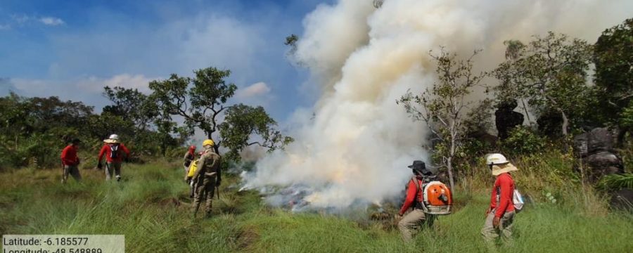 CBMPA ENCERRA ATUAÇÃO DE COMBATE A INCÊNDIO FLORESTAL NA SERRA DAS ANDORINHAS