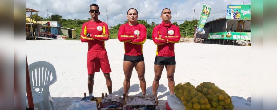 MAIS UMA AÇÃO DE APOIO PARA GARANTIR O GUARDA-VIDAS NA PRAIA DESNVOLVIDA PELO CBMPA