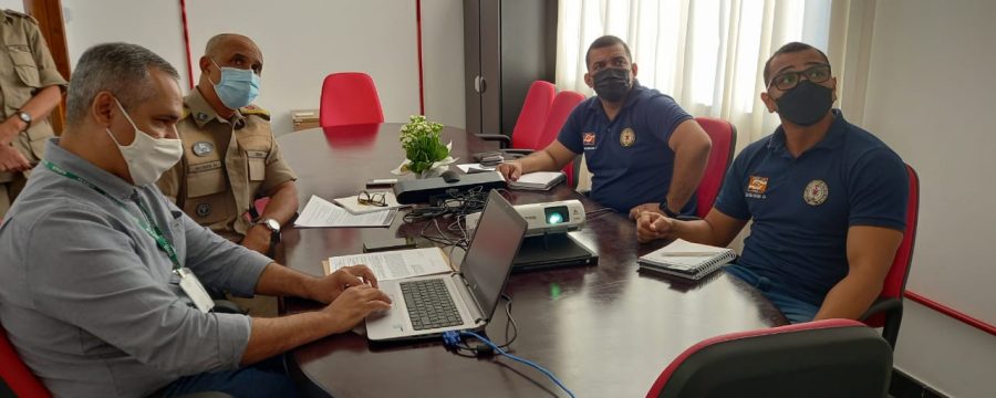 CBMPA E CENSIPAM EM REUNIÃO PARA APRESENTAÇÃO DE NOVOS RECURSOS DE COMBATE À INCÊNDIOS FLORESTAIS.