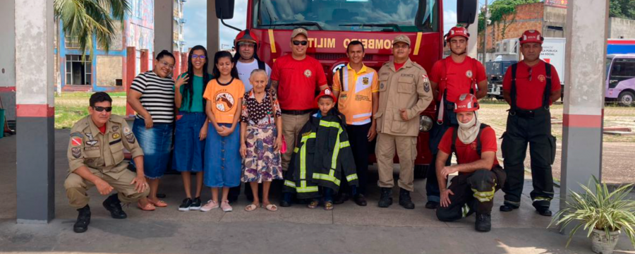 CBMPA E CEDEC ATENDEM PEDIDO DE COMEMORAÇÃO DE ANIVERSÁRIO NO QUARTEL DE MARITUBA