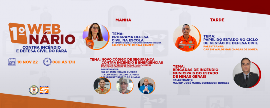 CBMPA REALIZA 1° WEBINÁRIO SOBRE SEGURANÇA CONTRA INCÊNDIO E DEFESA CIVIL DO PARÁ