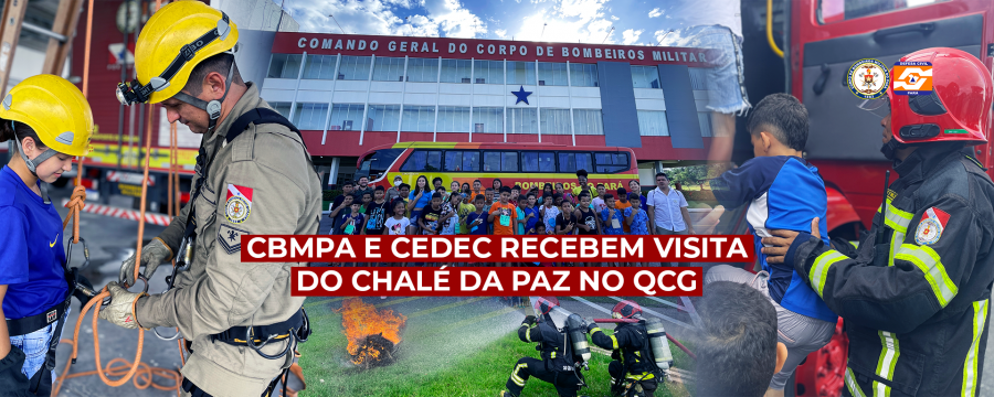 CBMPA E CEDEC RECEBEM VISITA DO CHALÉ DA PAZ NO QCG