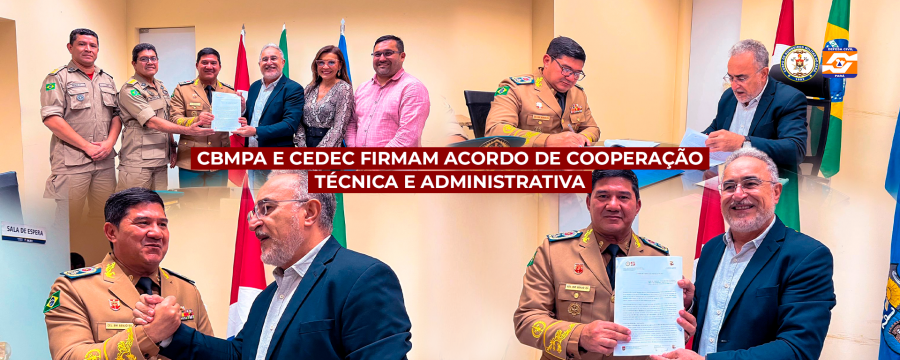 CBMPA E CEDEC FIRMAM ACORDO DE COOPERAÇÃO TÉCNICA E ADMINISTRATIVA