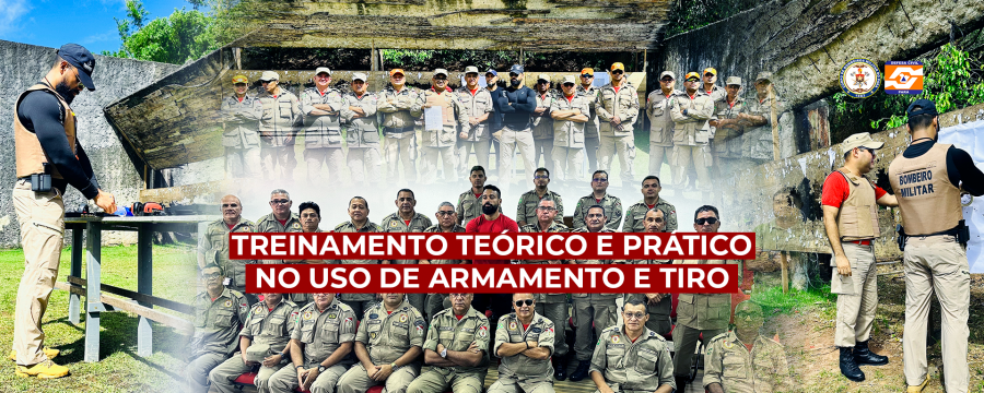 CBMPA E CEDEC PROMOVEM TREINAMENTO DE USO DE ARMAMENTO EM SERVIÇOS AQUARTELADOS