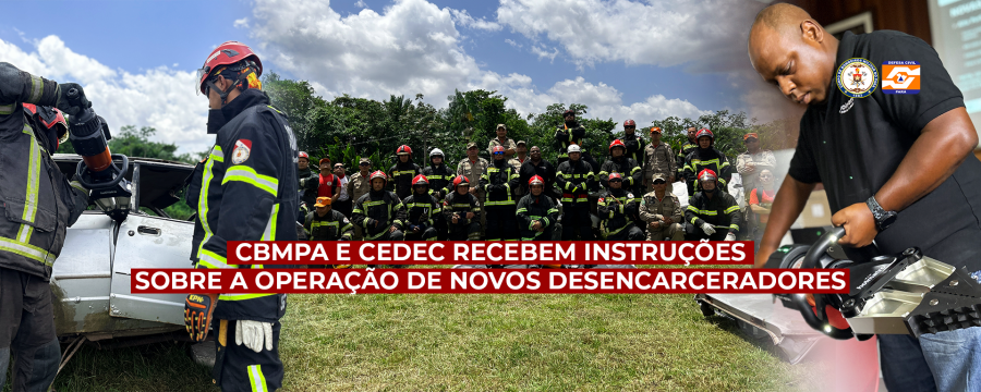 CBMPA E CEDEC RECEBEM INSTRUÇÕES SOBRE A OPERAÇÃO DE NOVOS DESENCARCERADORES