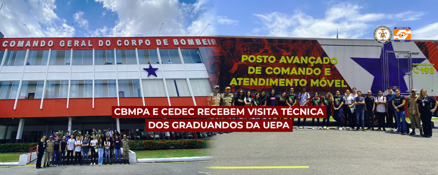 CBMPA E CEDEC RECEBEM VISITA TÉCNICA DOS GRADUANDOS DA UEPA