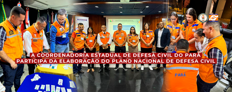 COORDENADORIA ESTADUAL DE DEFESA CIVIL DO PARÁ PARTICIPA DA ELABORAÇÃO DO PLANO NACIONAL DE DEFESA CIVIL