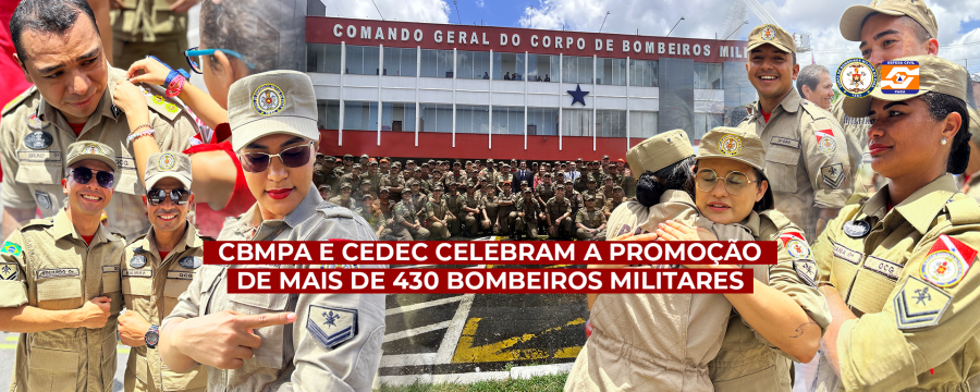 CBMPA E CEDEC CELEBRAM A PROMOÇÃO DE MAIS DE 430 MILITARES