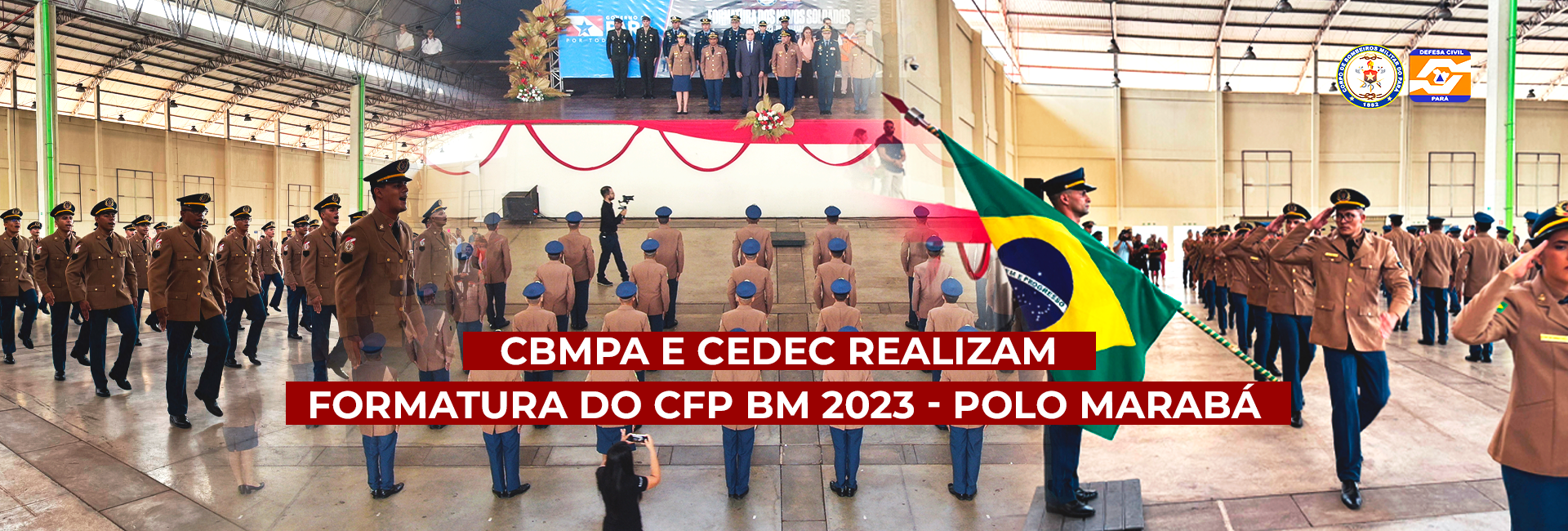 CBMPA E CEDEC REALIZAM FORMATURA DO CFP BM 2023 – POLO MARABÁ