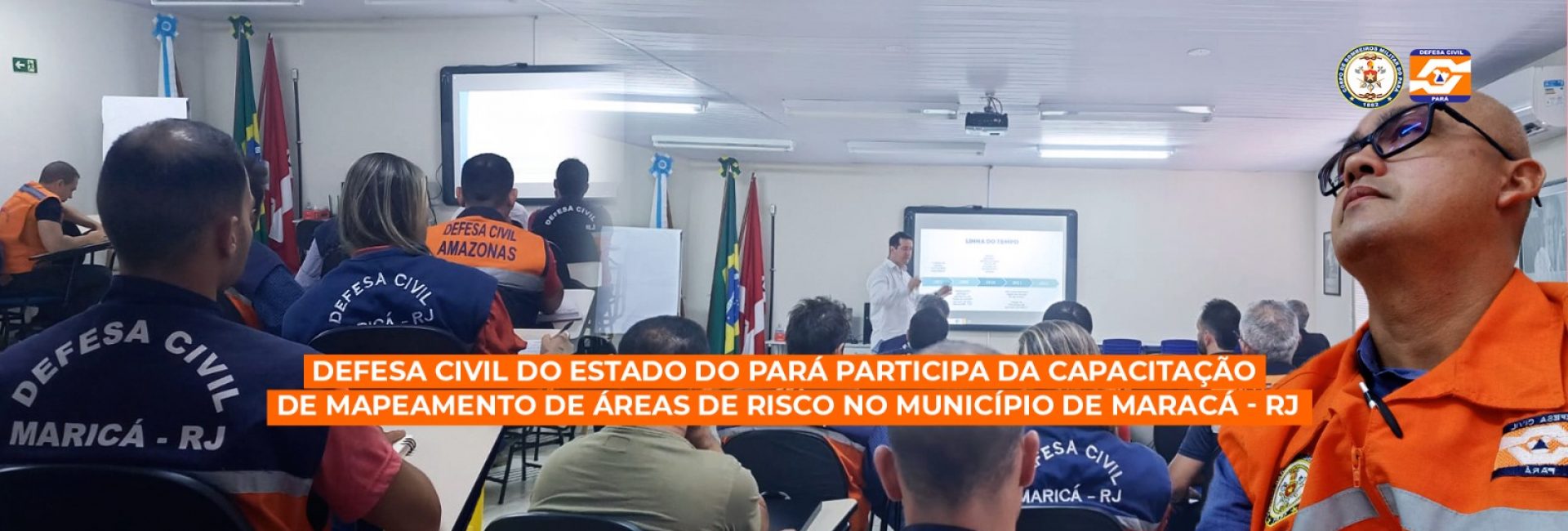 CBMPA E CEDEC PARTICIPAM DE CAPACITAÇÃO EM MAPEAMENTO DE ÁREAS DE RISCO NO RIO DE JANEIRO